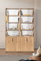 Hanah Home Evm 8205 Estantería Roble Zafiro